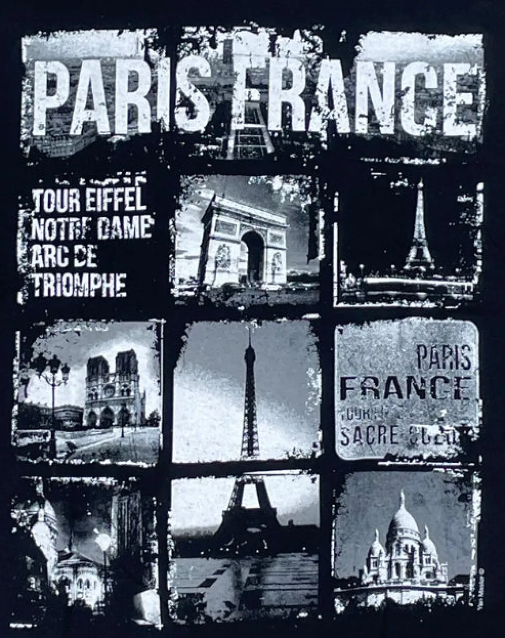 Tee shirt Paris France photo