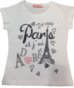 Tee shirt Paris Tour Eiffel "J'ai adoré"