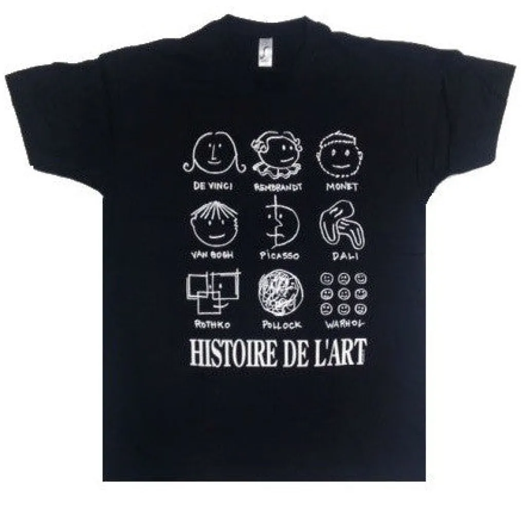 Tee shirt souvenir "HISTOIRE DE L'ART"
