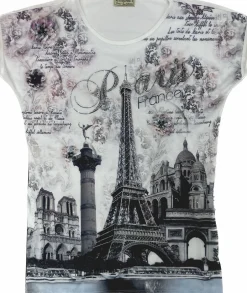 Tee shirt Tour Eiffel monuments suprême