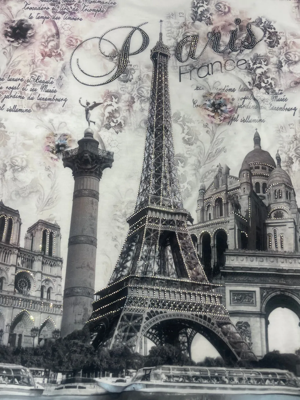 Tee shirt Tour Eiffel monuments suprême
