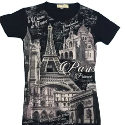 Tee shirt Tour Eiffel Paris "Le Charme de la France"