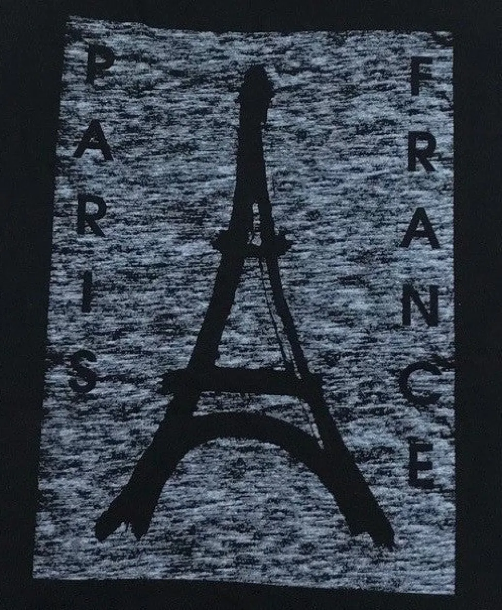 Tee shirt Tour Eiffel Paris France noir