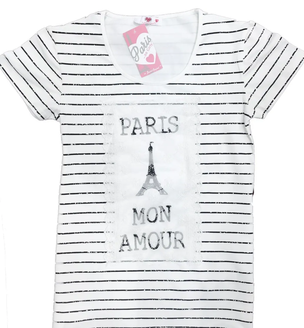 Tee shirt Tour Eiffel "Paris Mon Amour"