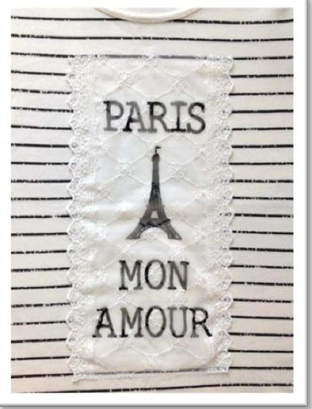 Tee shirt Tour Eiffel "Paris Mon Amour"
