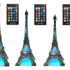 Tour Eiffel scintillante télécommandée LED