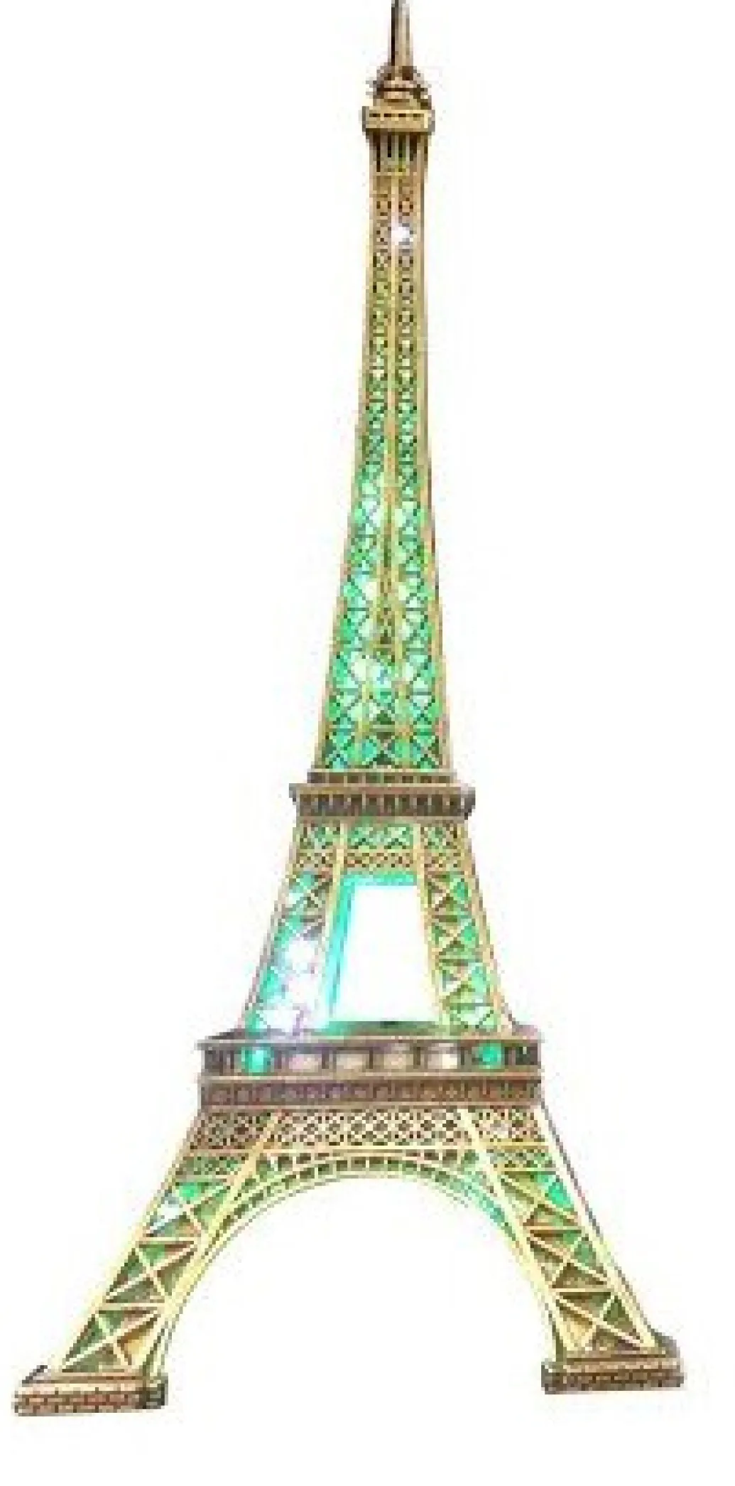 Tour Eiffel scintillante télécommandée LED
