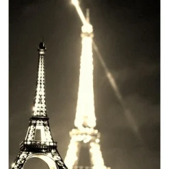 Tour Eiffel scintillante télécommandée LED