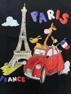 T-shirt Tour Eiffel 2 CV animaux