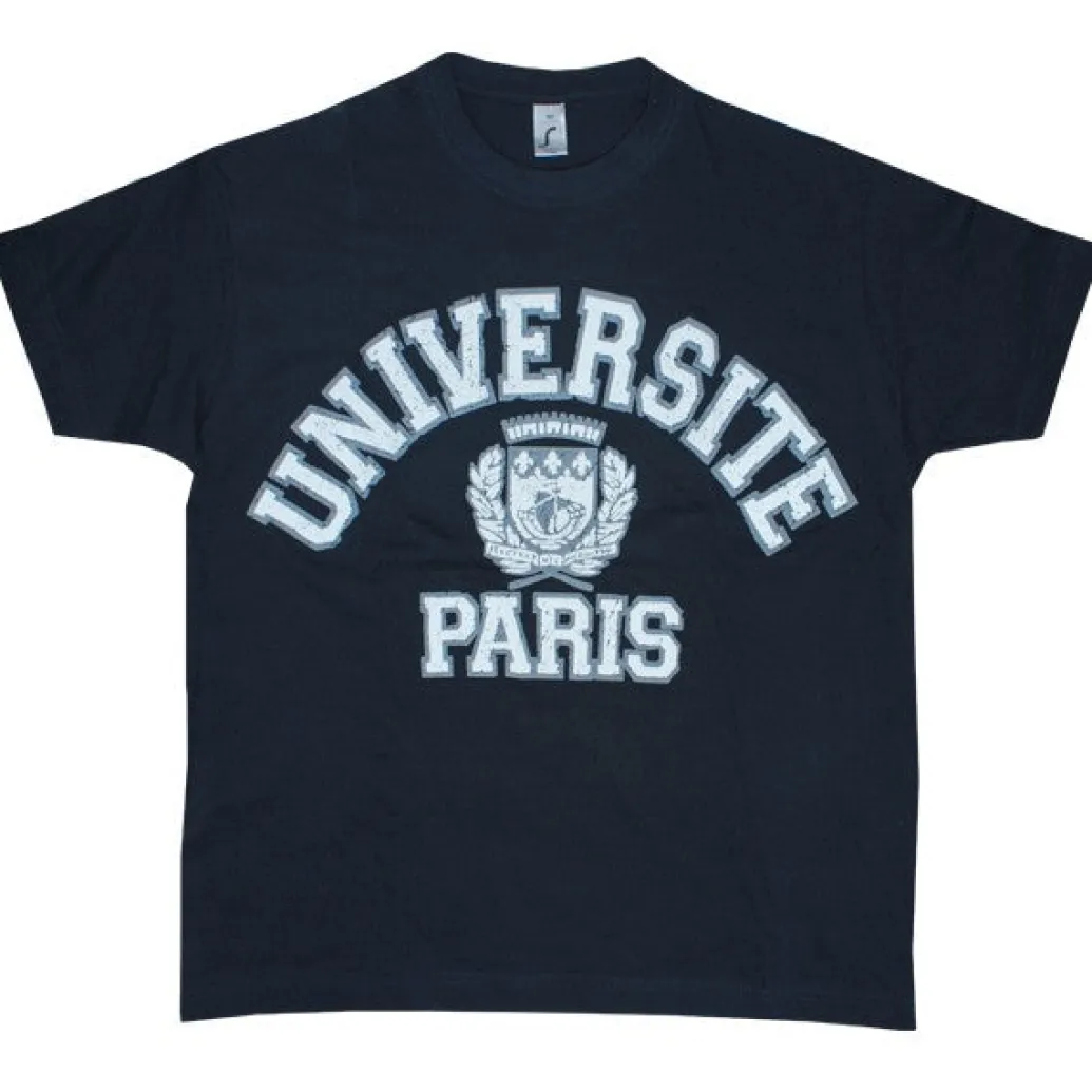 T-shirt université Paris vintage