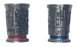 Verre Souvenir de Paris métal